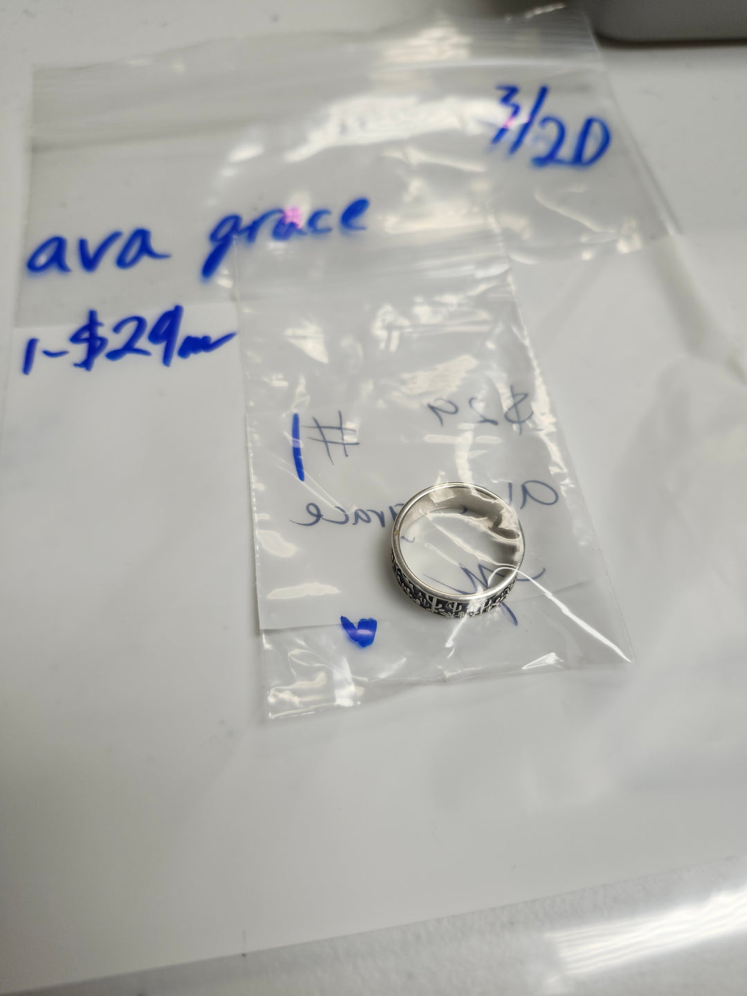 RESERVED FOR: ava grace - 3/20/2025 Live Show - 1 Sterling Silver Items