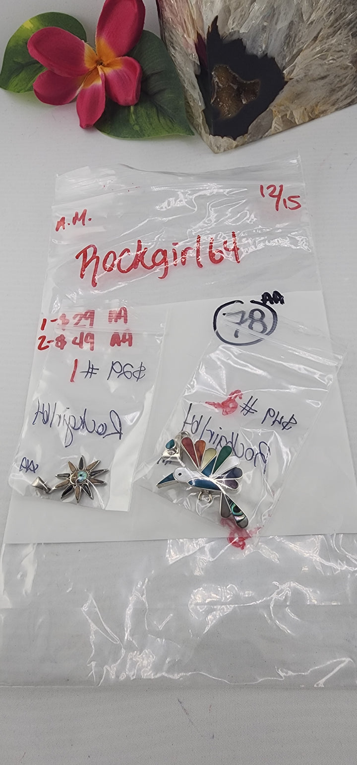 AM SHOW 48HR RESERVED FOR: Rockgirl64 - 12/15/2025 FL tiktok Live Show - 2 Sterling Silver Items