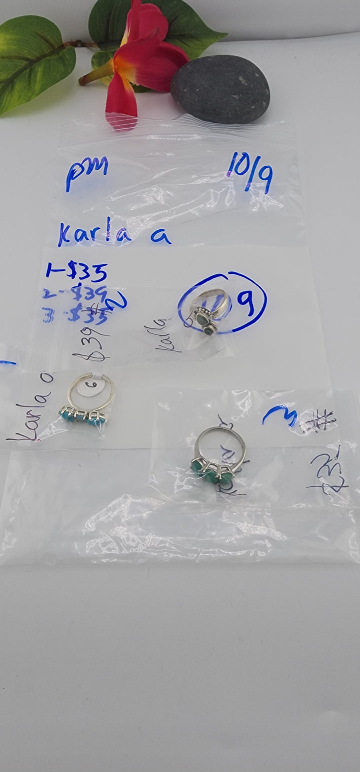 PM SHOW 48HR - RESERVED FOR: karla a - 10/9/2025 FL tiktok Live Show - 3 Sterling Silver Items