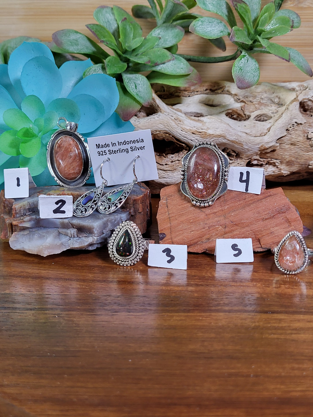 RESERVED FOR: Shawnee 7/20/24- 5 Sterling Silver Items