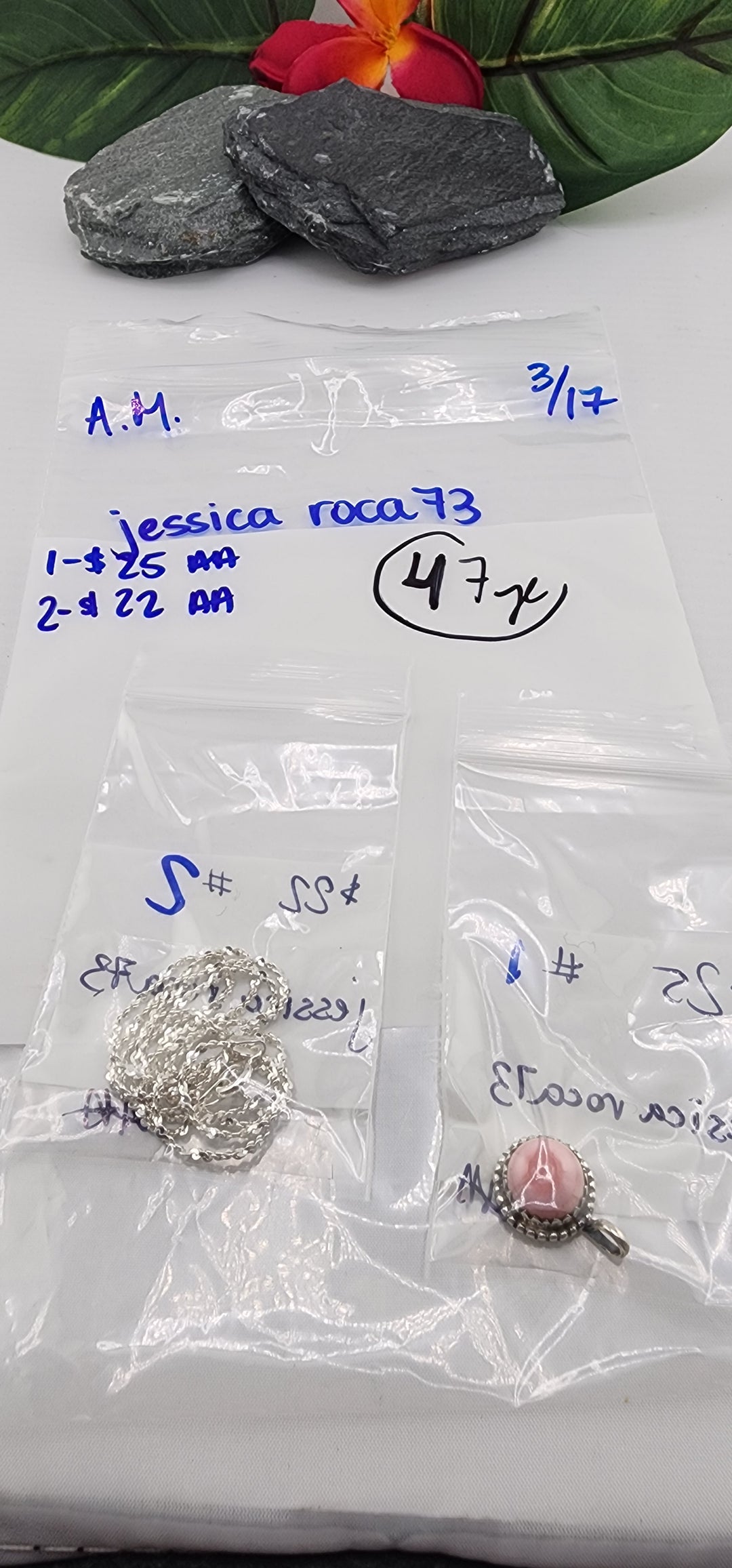 RESERVED FOR: jessicaroca73- 3/17/2025 A.M Live Show - 2 Sterling Silver Items