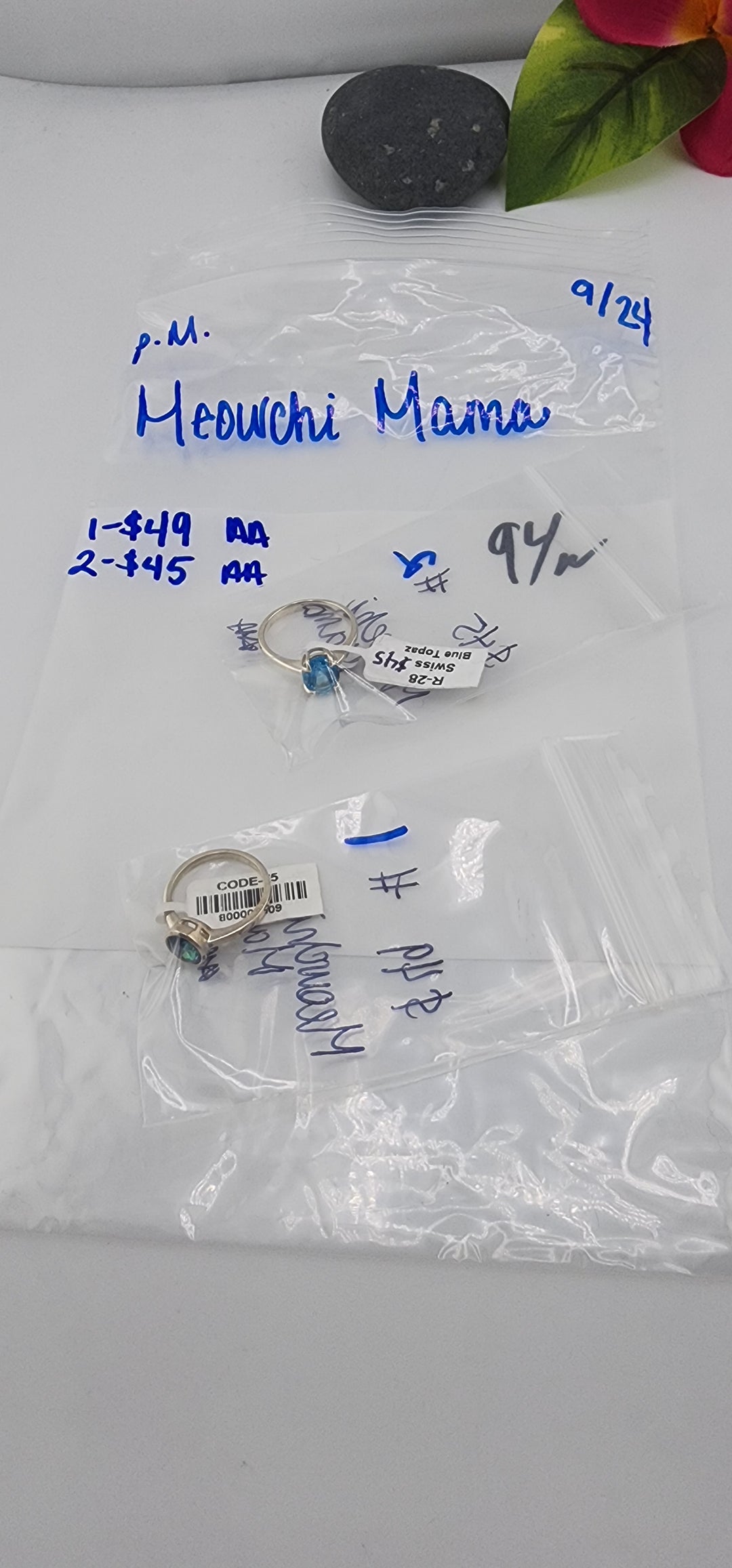 PM SHOW 48HR - RESERVED FOR: Meowchi Mama - 9/24/2025 FL tiktok Live Show - 2 Sterling Silver Items