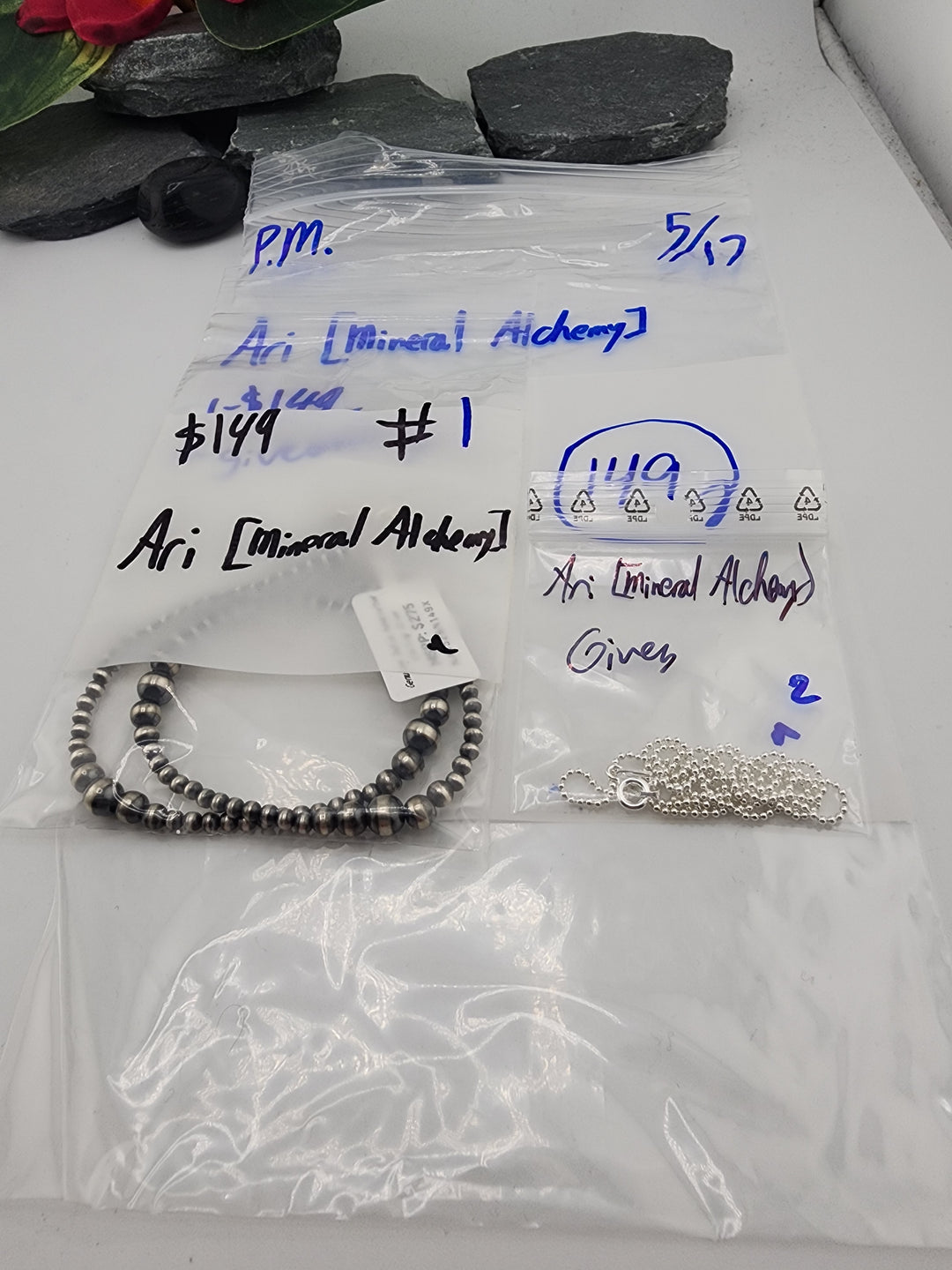 Ari [Mineral Alchemy] - 5/17/26 PM - 2 925 Sterling Silver