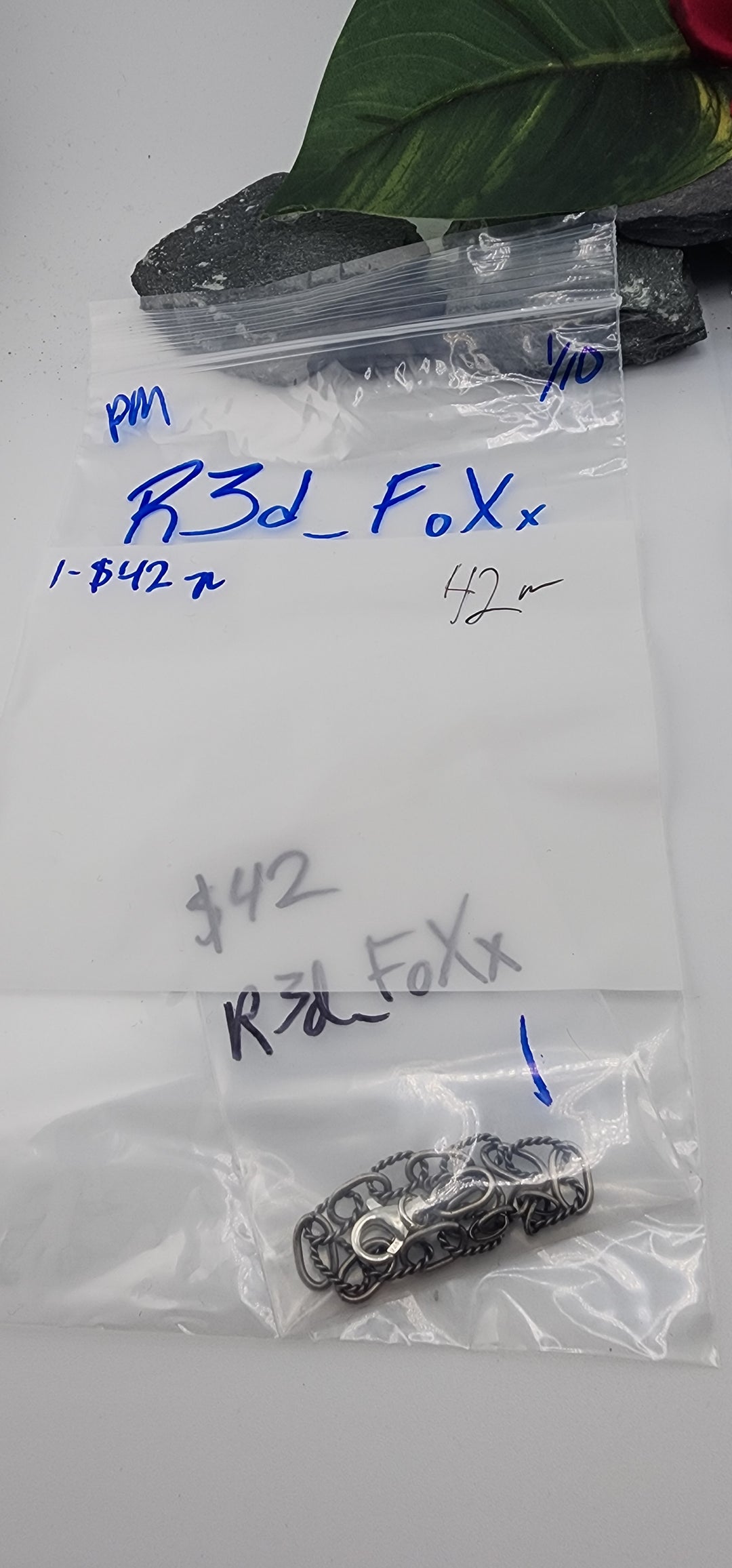 Custom sterling silver items - PM SHOW RESERVED FOR: R3d_FoXx - 1/10/2026 tiktok Live Show - 1 Sterling Silver Items