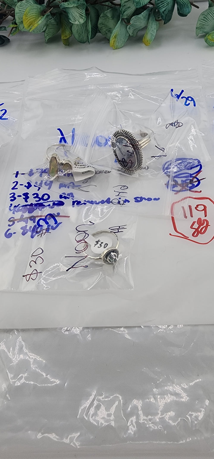 RESERVED FOR: Noon - 6/29/2025 tiktok Reservation Live Show -4 Sterling Silver Items