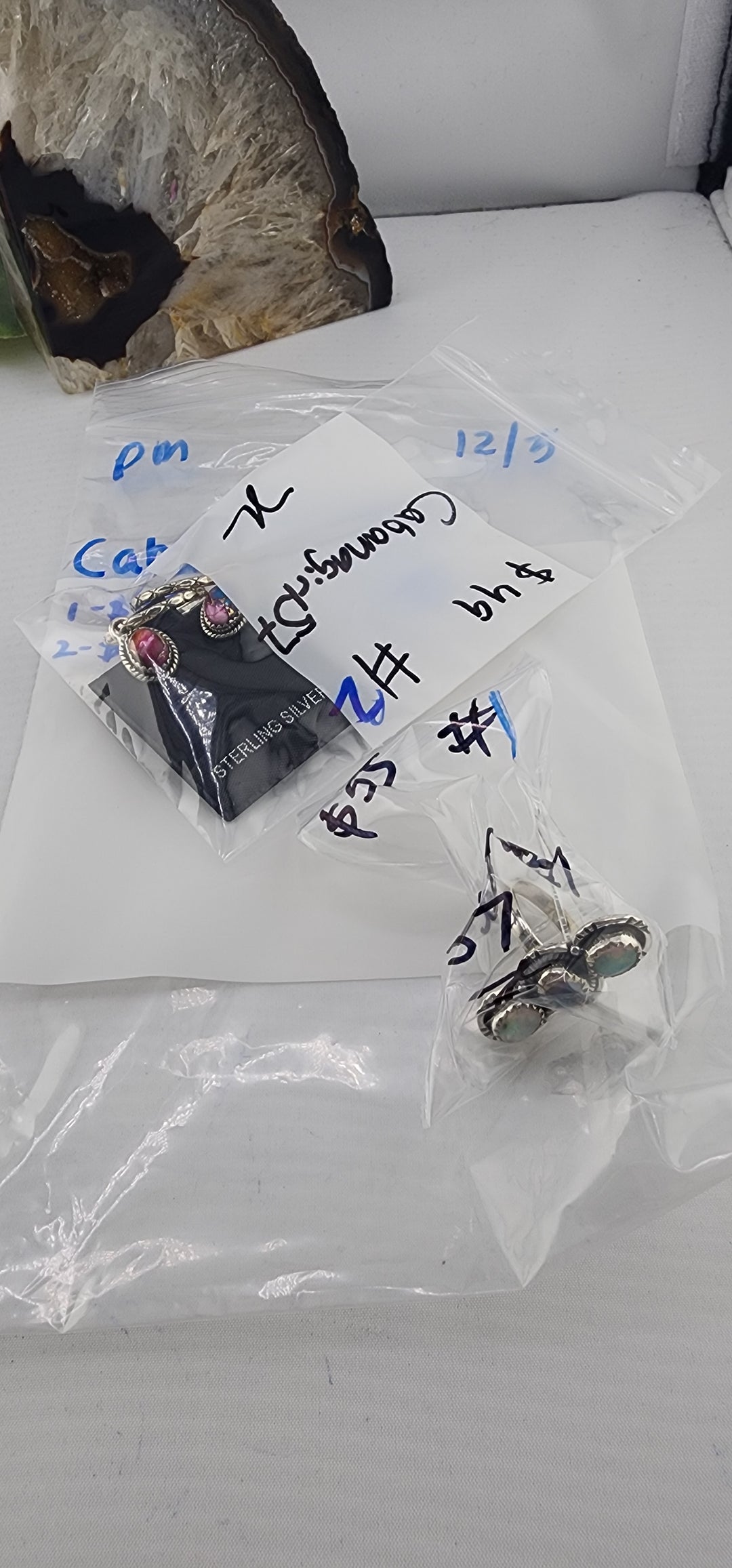 PM SHOW 48HR - RESERVED FOR: Cabanagirl57 - 12/5/2025 tiktok Live Show - 2 Sterling Silver Items