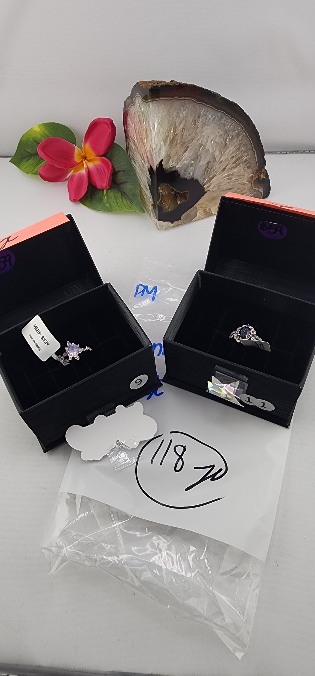 PM SHOW 48HR - RESERVED FOR: Bonnie Crockett Scha - 12/6/2025 tiktok Live Show - 2 Sterling Silver Items