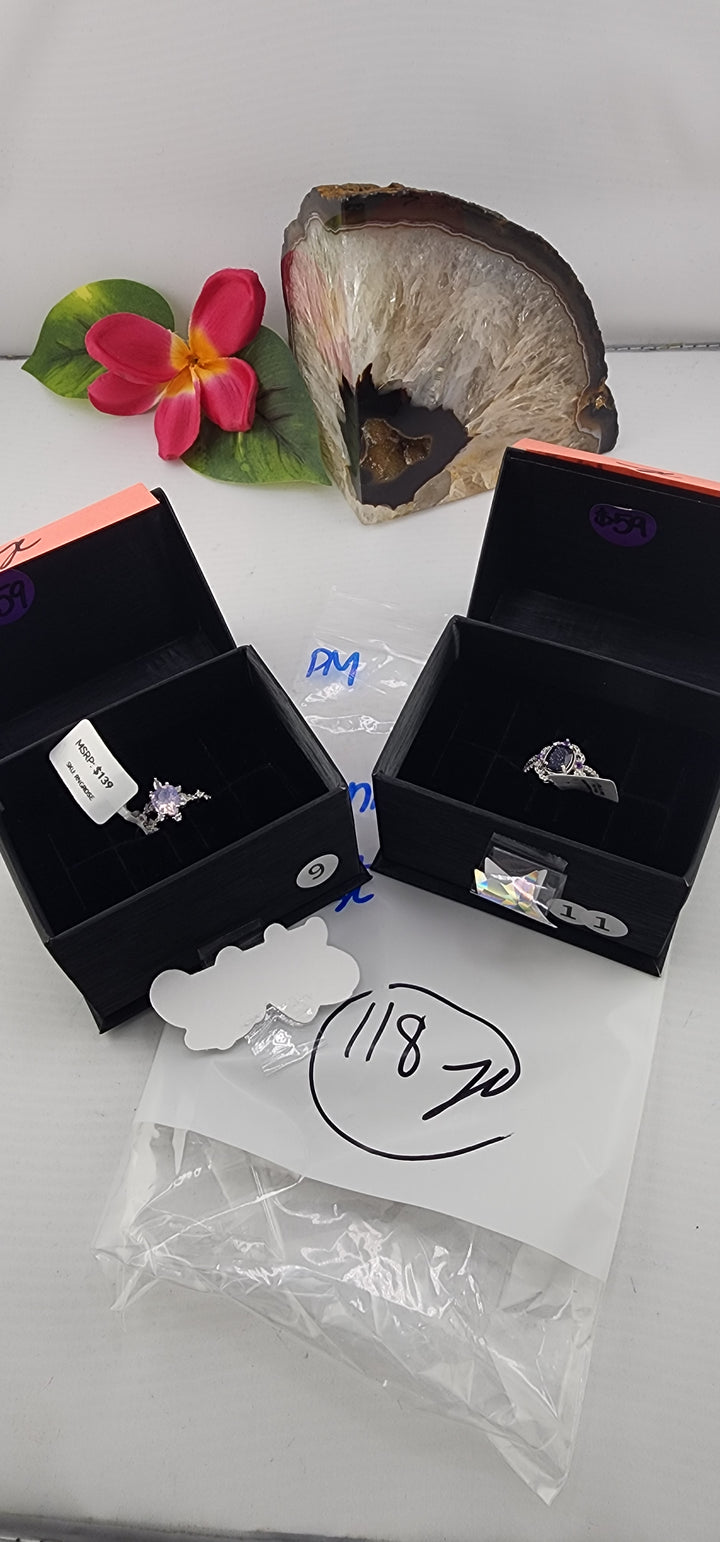 PM SHOW 48HR - RESERVED FOR: Bonnie Crockett Scha - 12/6/2025 tiktok Live Show - 2 Sterling Silver Items