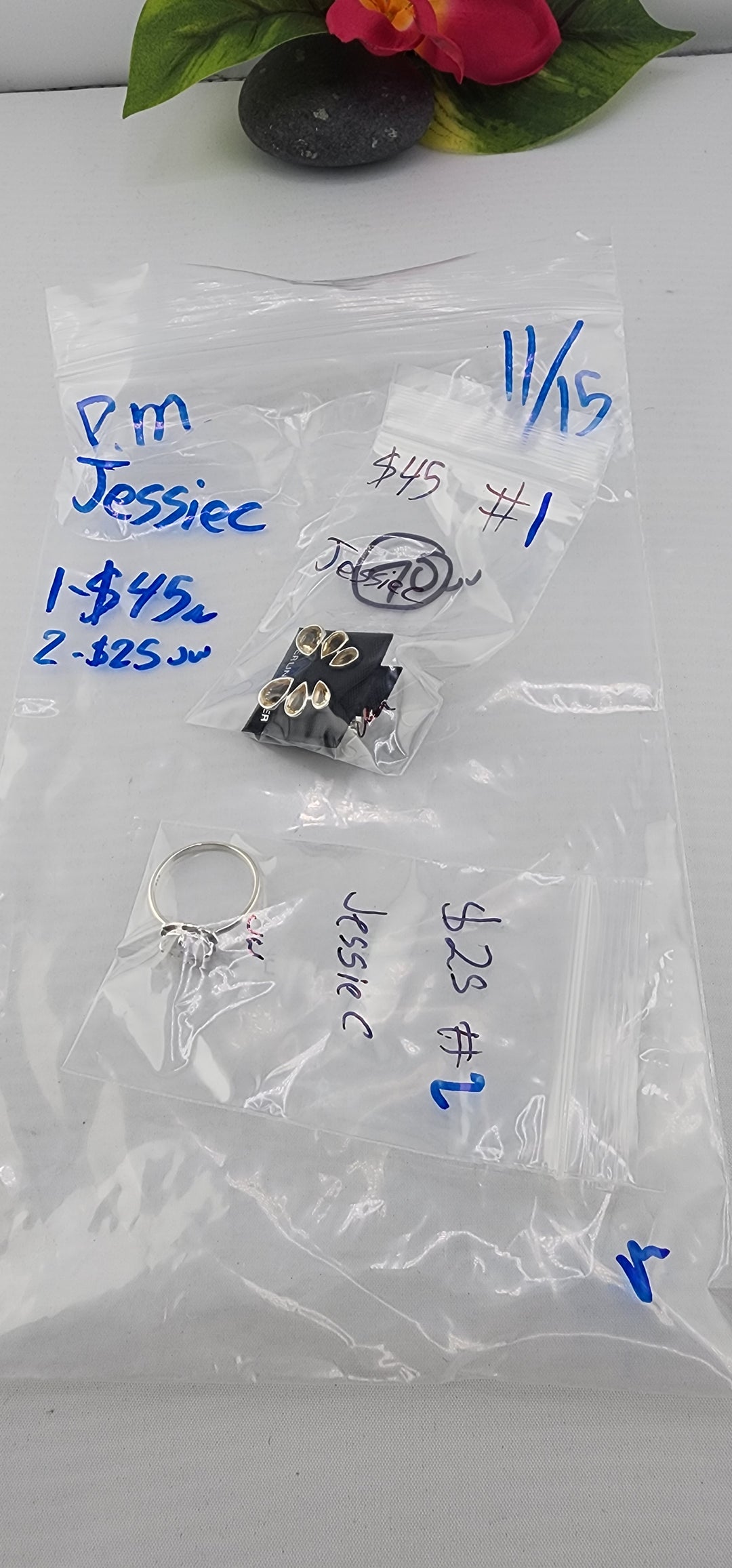 PM SHOW 48HR - RESERVED FOR:  Jessiec- 11/15/2025 tiktok Live Show -2  Sterling Silver Items