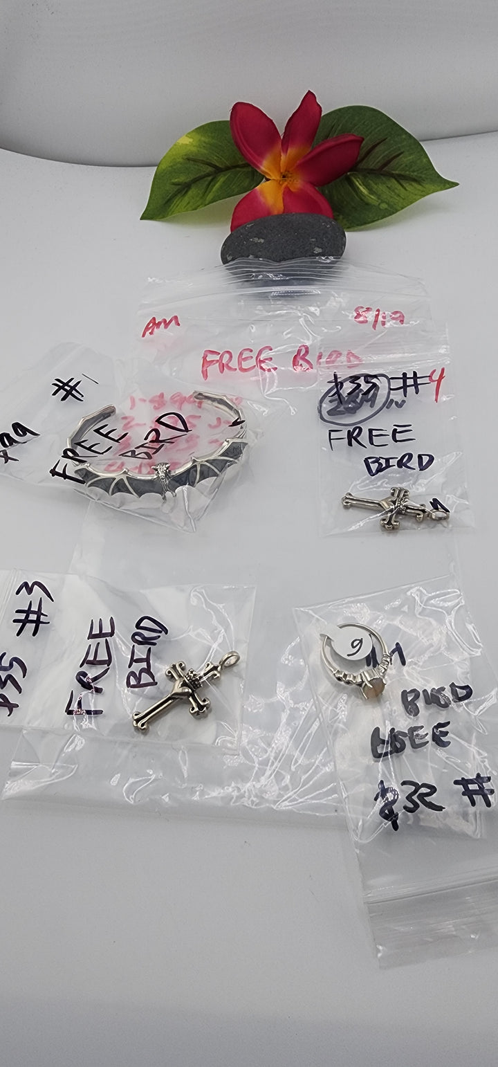 AM SHOW 48HR - RESERVED FOR:  FREE BIRD- 8/19/2025 FL tiktok Live Show -4  Sterling Silver Items