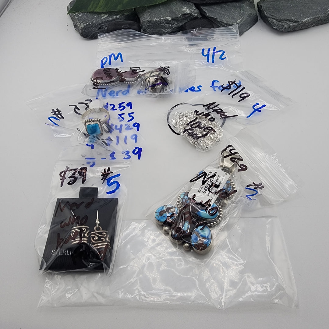 Nerd Who love food - 4/2/26 - 5 925 Sterling Silver Items