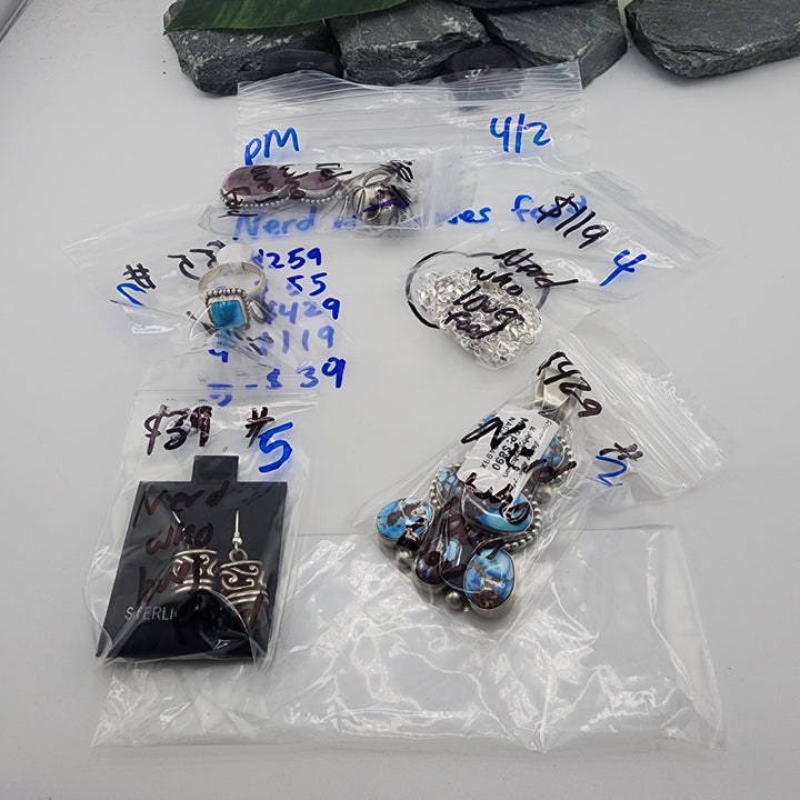 Nerd Who love food - 4/2/26 - 5 925 Sterling Silver Items