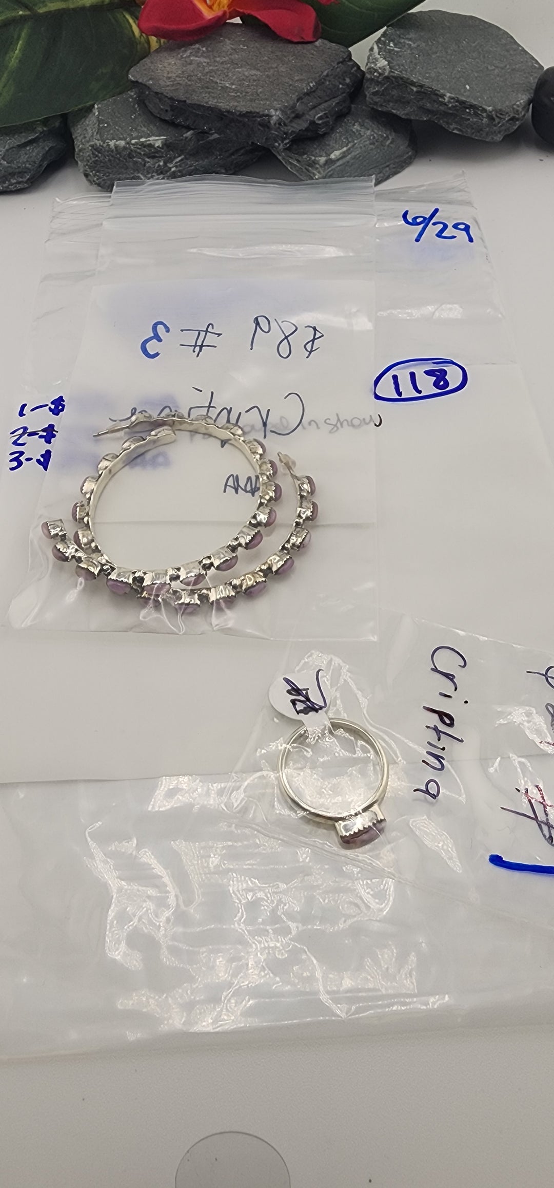 RESERVED FOR: Criptina - 6/29/2025 tiktok Reservation Live Show -2 Sterling Silver Items