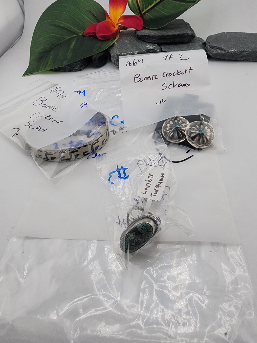 Bonnie Crockett Scha - 3/7/26 - 3 925 Sterling Silver Items