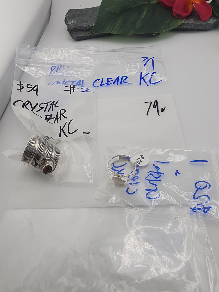 CRYSTAL CLEAR KC - 7/1/26 PM - 2 925 Sterling Silver