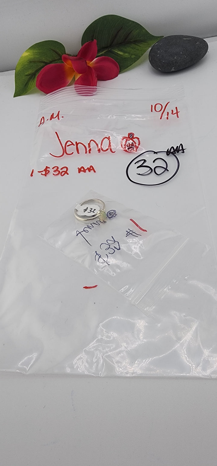 AM SHOW 48HR RESERVED FOR: Jenna 🎃  - 10/14/2025 FL tiktok Live Show -  1 Sterling Silver Items