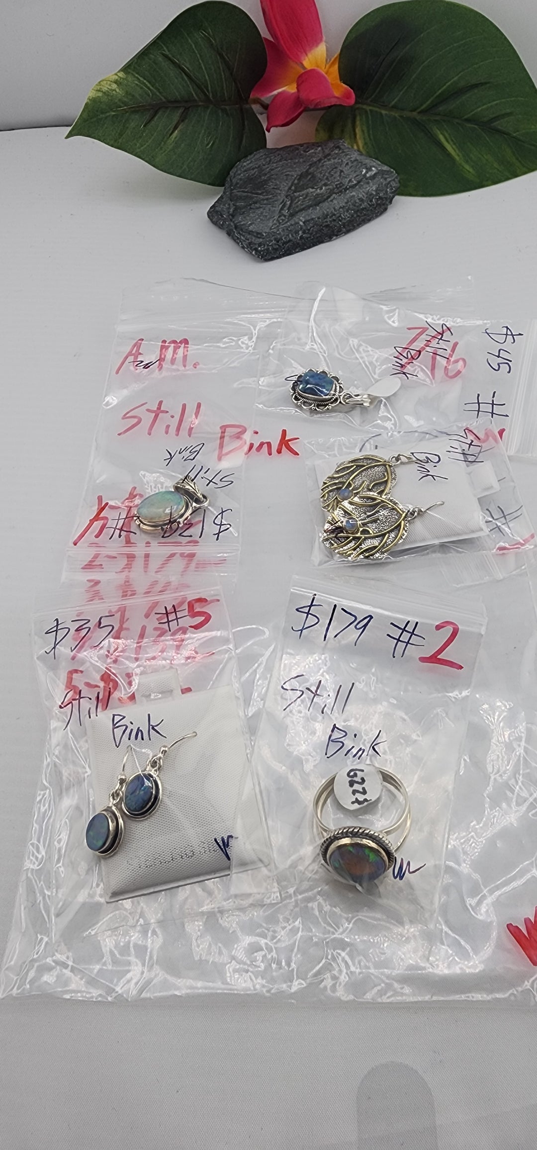AM SHOW 48HR - RESERVED FOR:  Still Bink - 7/16/2025 FL tiktok Live Show -  5 Sterling Silver Items