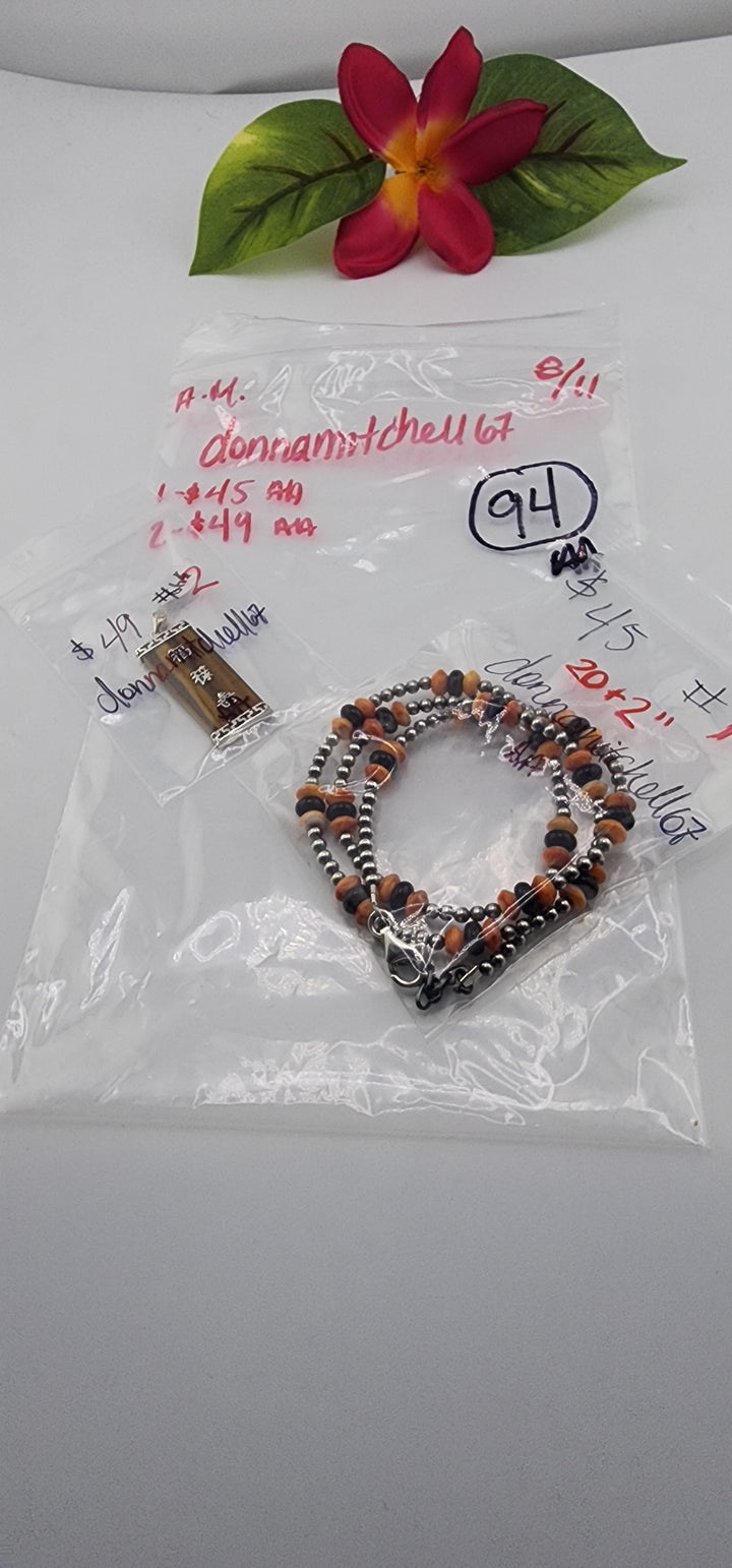 AM SHOW 48HR - RESERVED FOR: donnamitchell67 - 8/11/2025 FL tiktok Live Show - 2 Sterling Silver Items