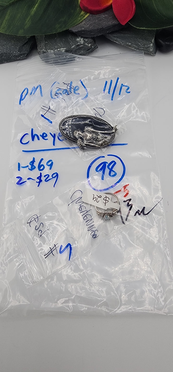 PM SHOW 48HR - RESERVED FOR: cheyennea - 11/12/2025 tiktok Live Show - 2 Sterling Silver Items