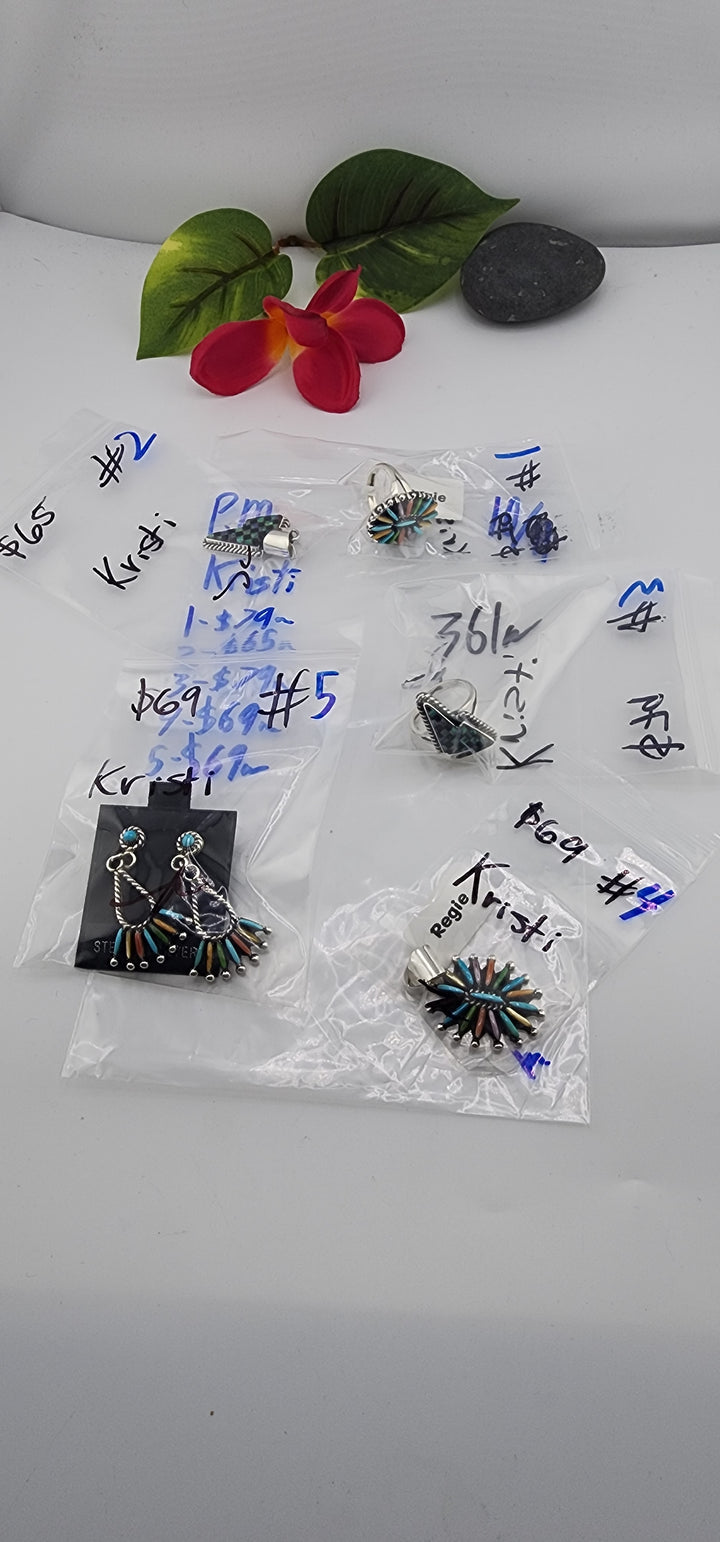PM SHOW 48HR - RESERVED FOR: Kristi - 10/11/2025 FL tiktok Live Show - 5 Sterling Silver Items
