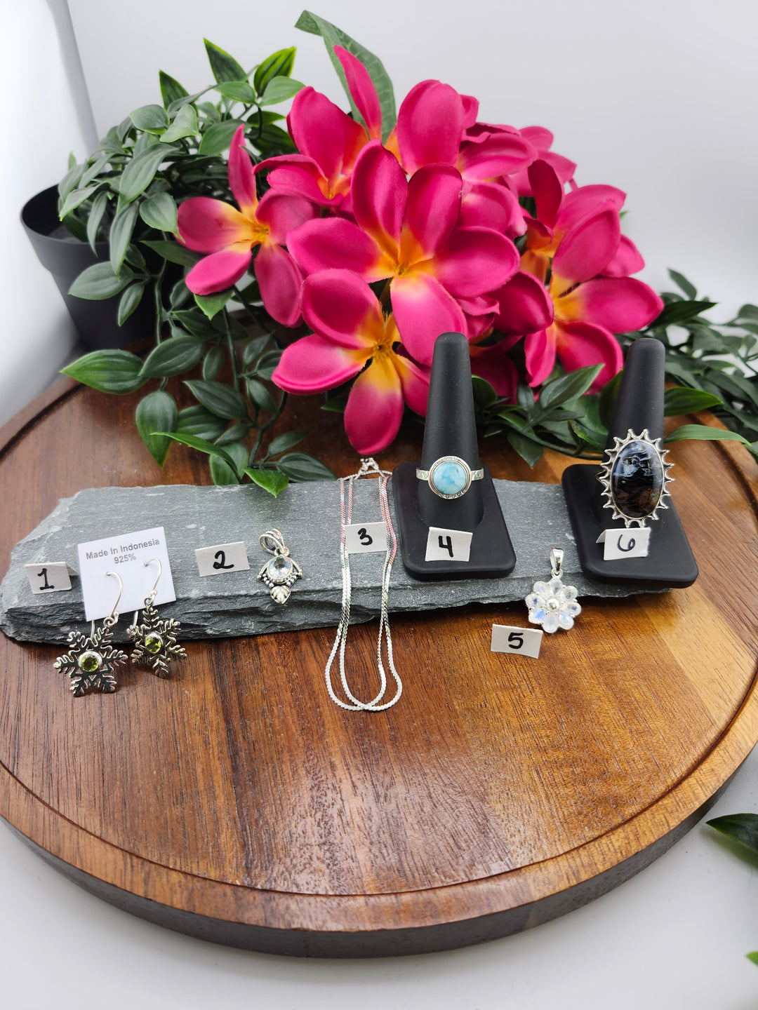 RESERVED FOR:  Lisa Glenn -10/23/2024 - 6 Sterling Silver Items