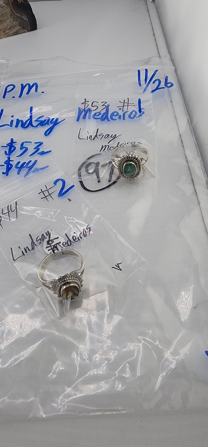 PM SHOW 48HR - RESERVED FOR: Lindsay Medeiros - 11/26/2025 tiktok Live Show - 2 Sterling Silver Items
