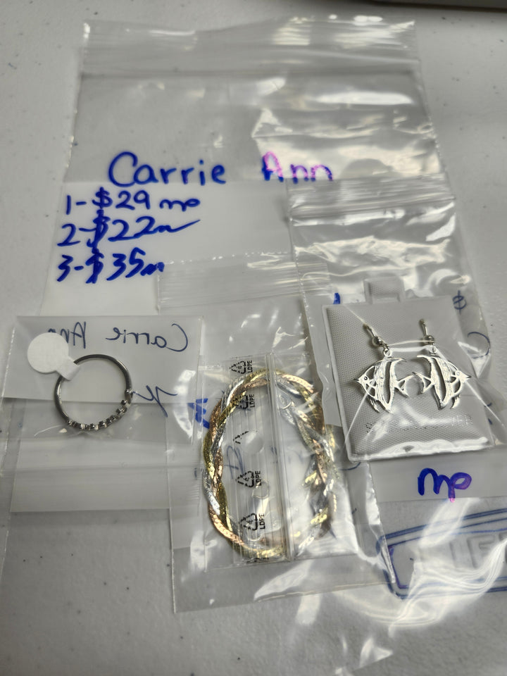 RESERVED FOR: Carrie Ann   - 3/20/2025 Live Show - 3 Sterling Silver Items