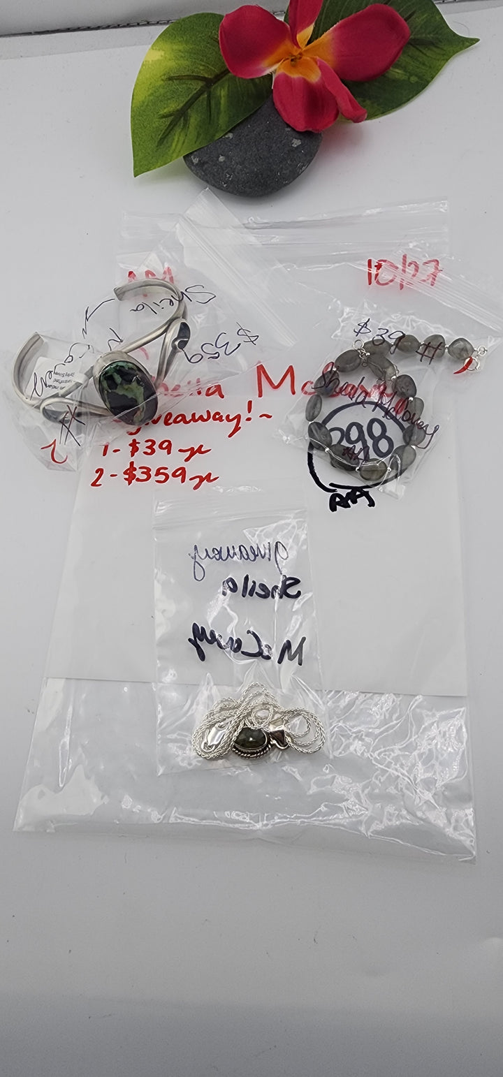 AM SHOW 48HR RESERVED FOR: Sheila McCovey - 10/27/2025 FL tiktok Live Show - 3 Sterling Silver Items