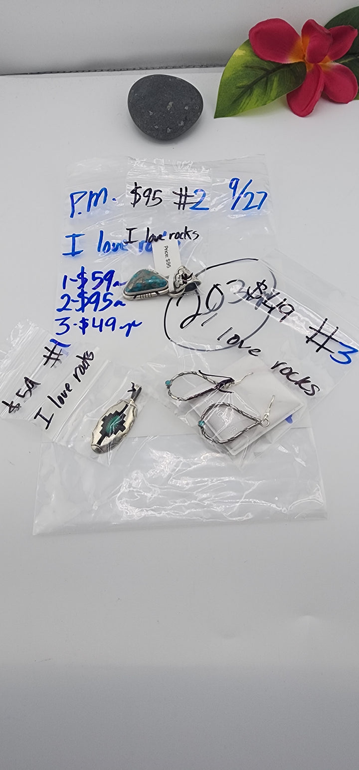 PM SHOW 48HR - RESERVED FOR: I love rocks - 9/27/2025 FL tiktok Live Show - 3 Sterling Silver Items