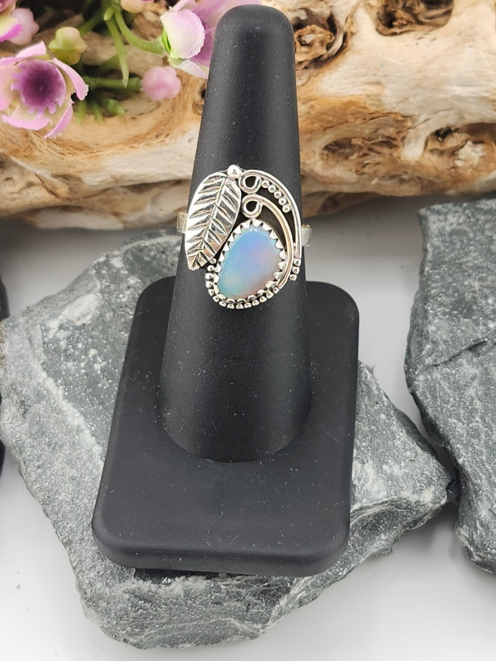 Aurora Opal Ring Size 7