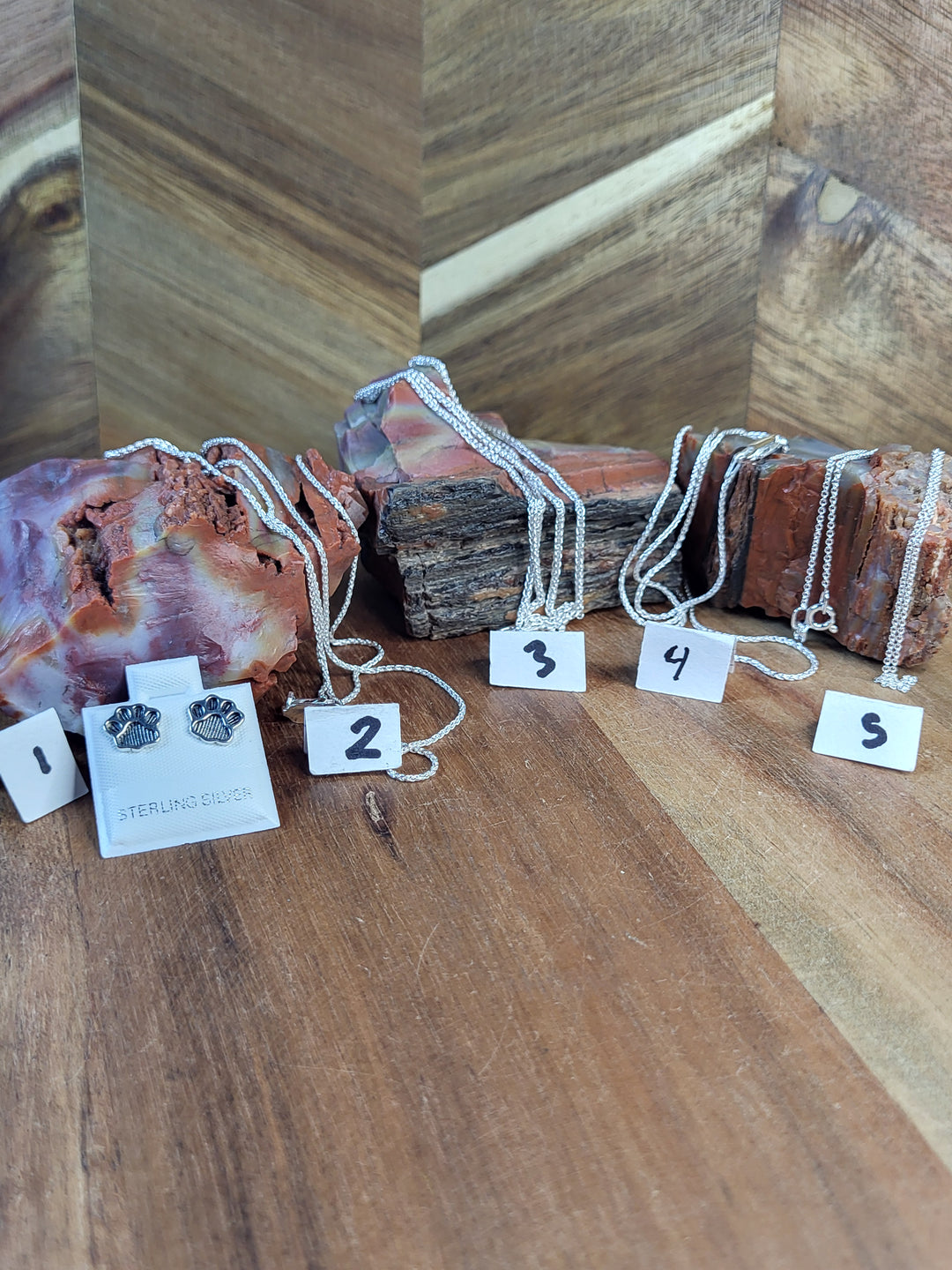 RESERVED FOR: ElinaRose-7/17/24-5 Sterling Silver Items