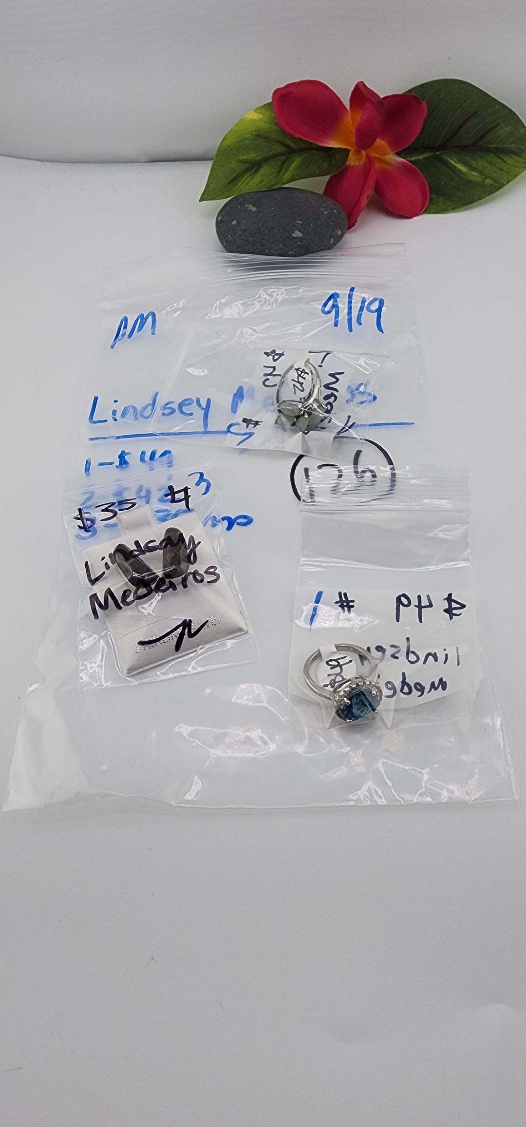 PM SHOW 48HR - RESERVED FOR: Lindsey Medeiros  - 9/19/2025 FL tiktok Live Show - 3 Sterling Silver Items