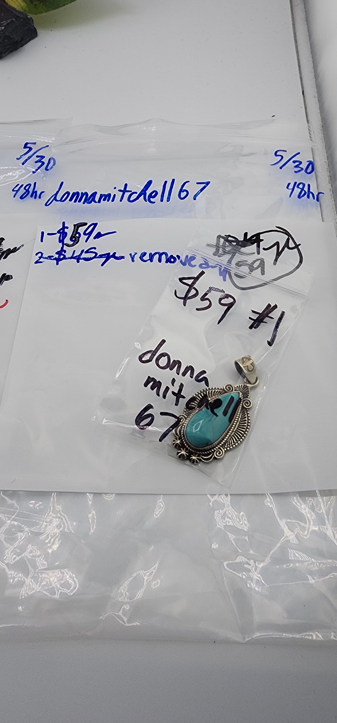 RESERVED FOR: donnamitchell67 - 5/30/2025 tiktok Live Show - 1 Sterling Silver Items