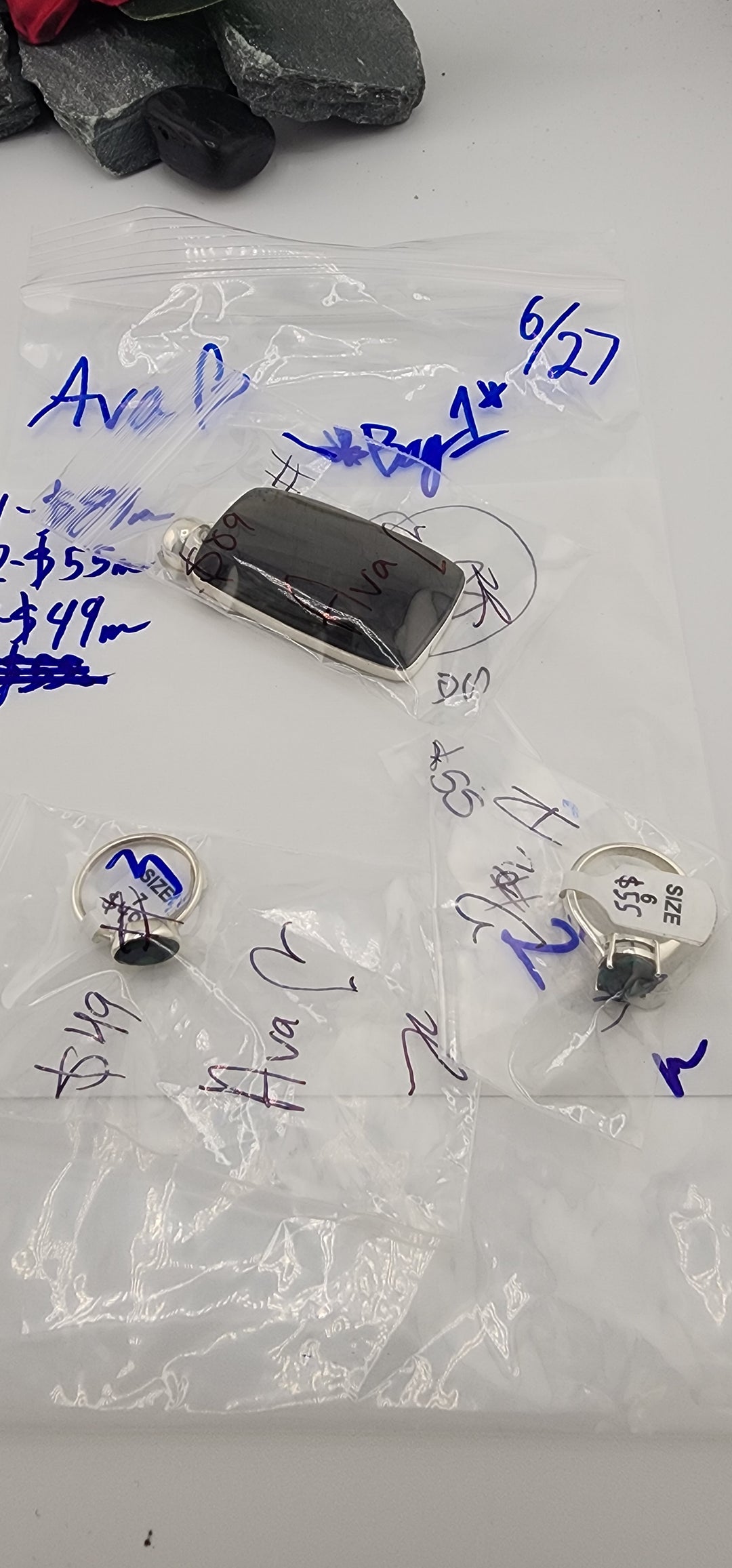 48HR - RESERVED FOR: Ava🤍 *BAG 1* - 6/27/2025 FL tiktok Live Show - 3 Sterling Silver Items