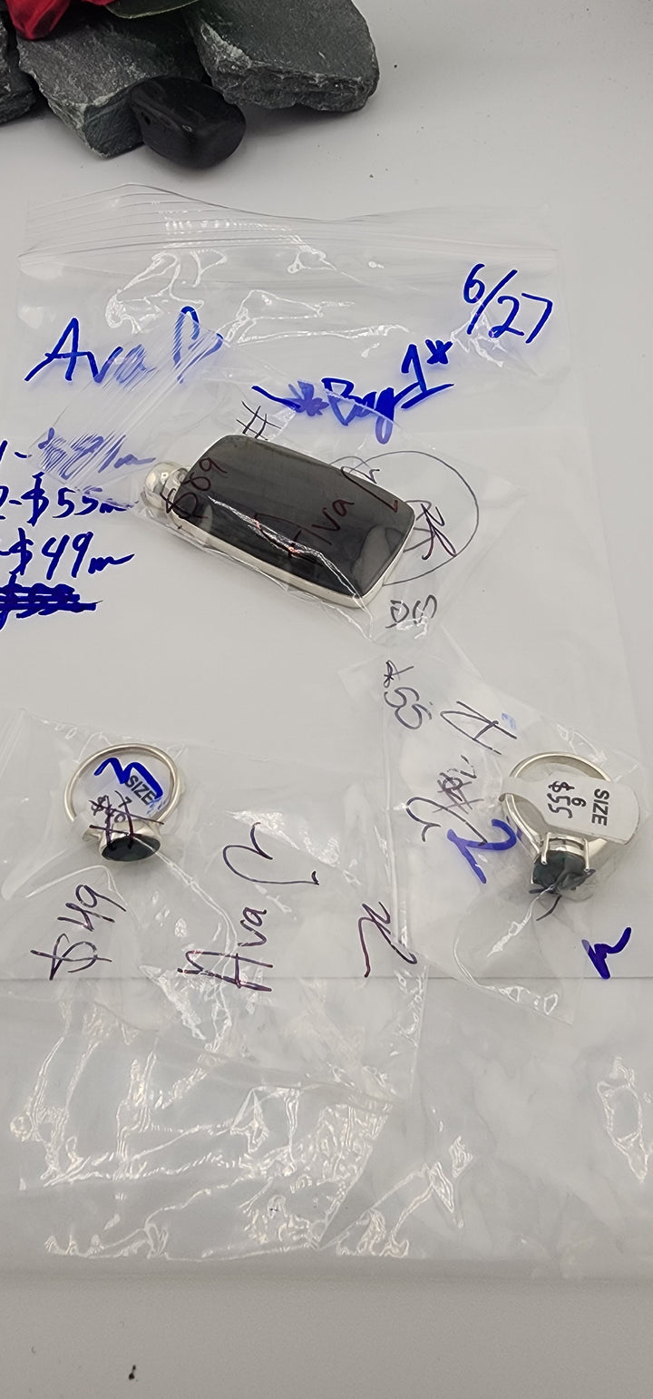 48HR - RESERVED FOR: Ava🤍 *BAG 1* - 6/27/2025 FL tiktok Live Show - 3 Sterling Silver Items