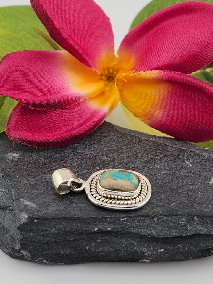 Royston Ribbon Turquoise Pendant