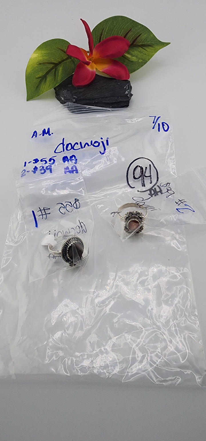 AM SHOW 48HR - RESERVED FOR: docwoji  - 7/10/2025 FL tiktok Live Show -  2 Sterling Silver Items