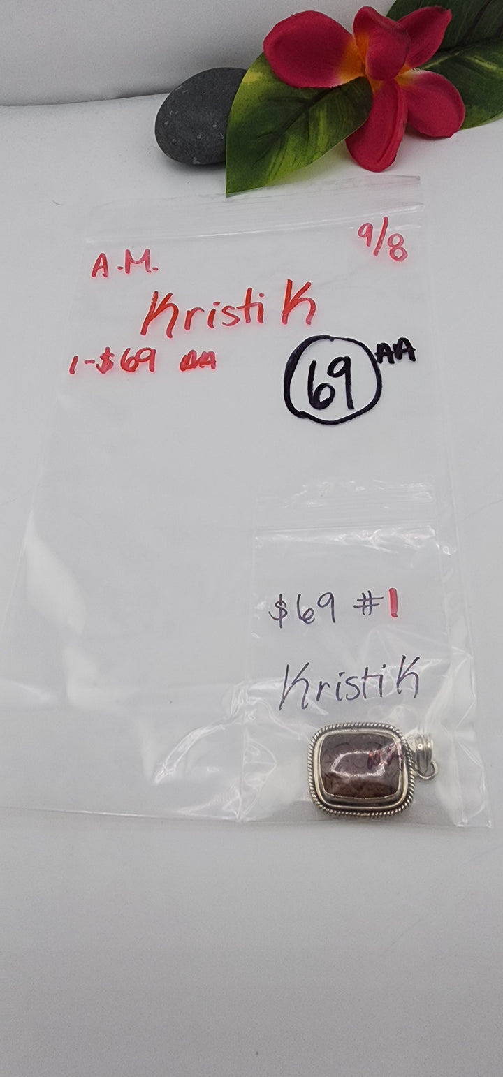 AM SHOW 48HR - RESERVED FOR: Kristi K - 9/8/2025 FL tiktok Live Show - 1 Sterling Silver Items