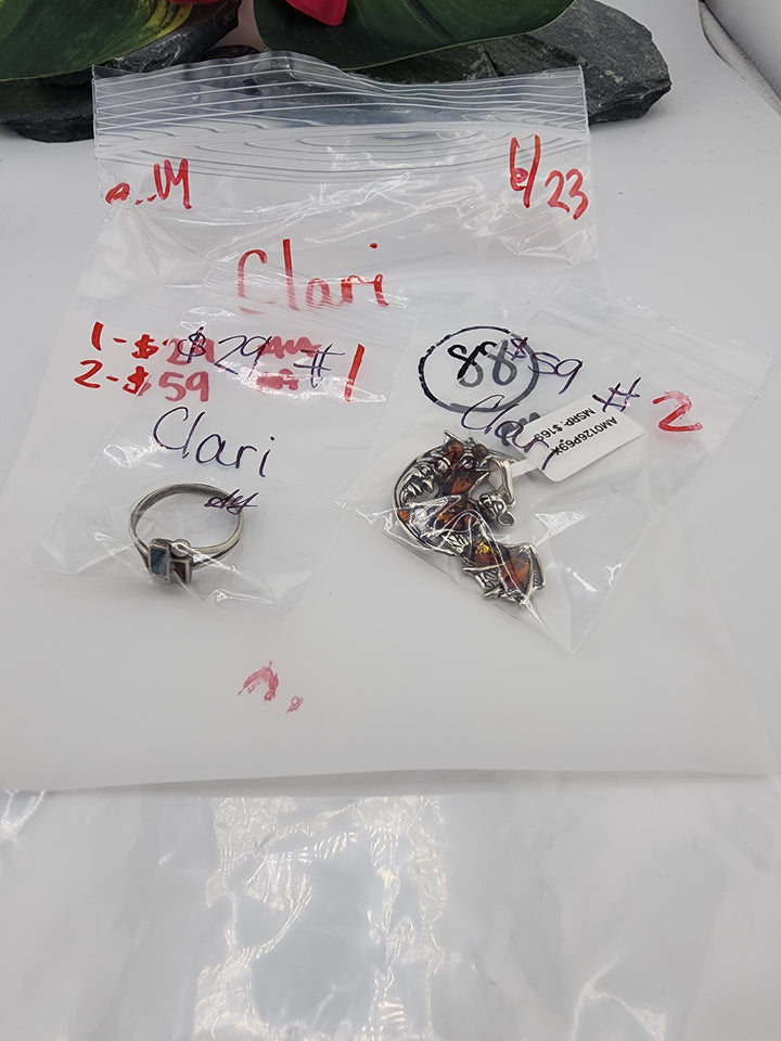 Clari - 6/23/26 AM - 2 925 Sterling Silver