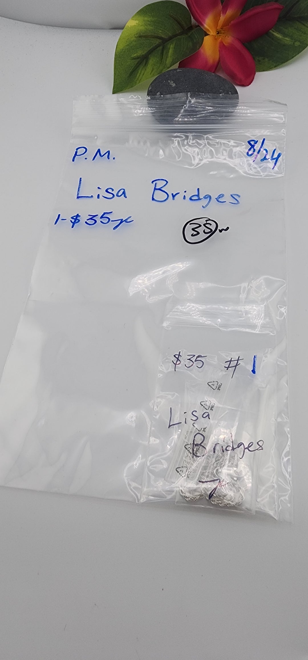 PM SHOW 48HR - RESERVED FOR:  Lisa Bridges- 8/24/2025 FL tiktok Live Show -1  Sterling Silver Items