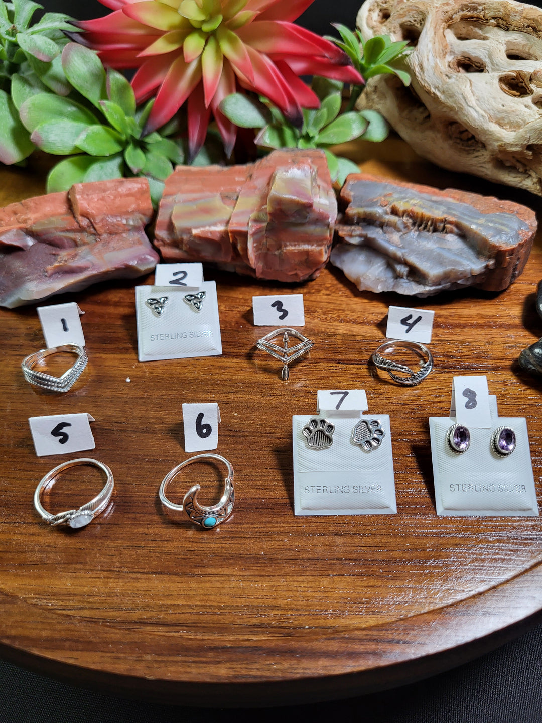 RESERVED FOR: Ashley 7/25/24- 6 Sterling Silver Items