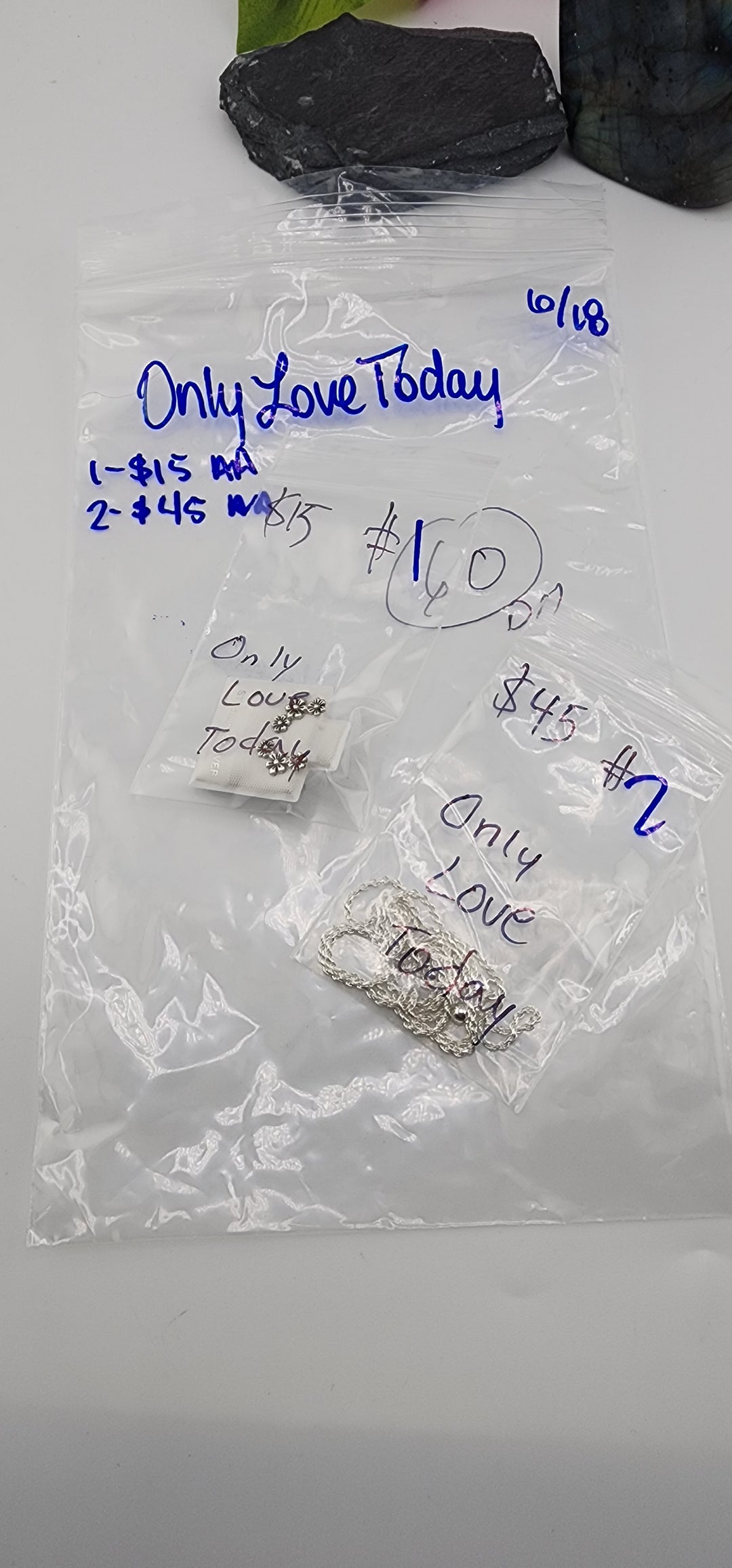 RESERVED FOR: OnlyLoveToday - 6/18/2025 tiktok Reservation Live Show - 1 Sterling Silver Items