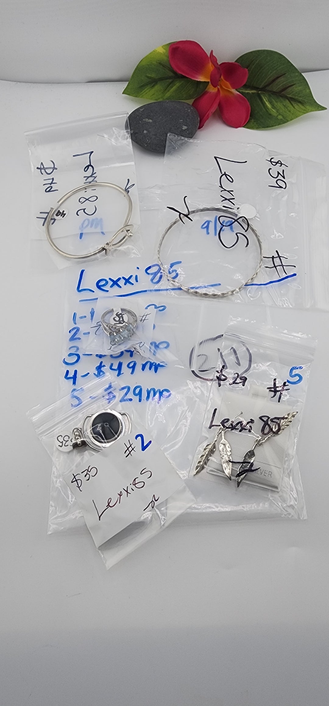 PM SHOW 48HR - RESERVED FOR: Lexxi85  - 9/19/2025 FL tiktok Live Show - 5 Sterling Silver Items