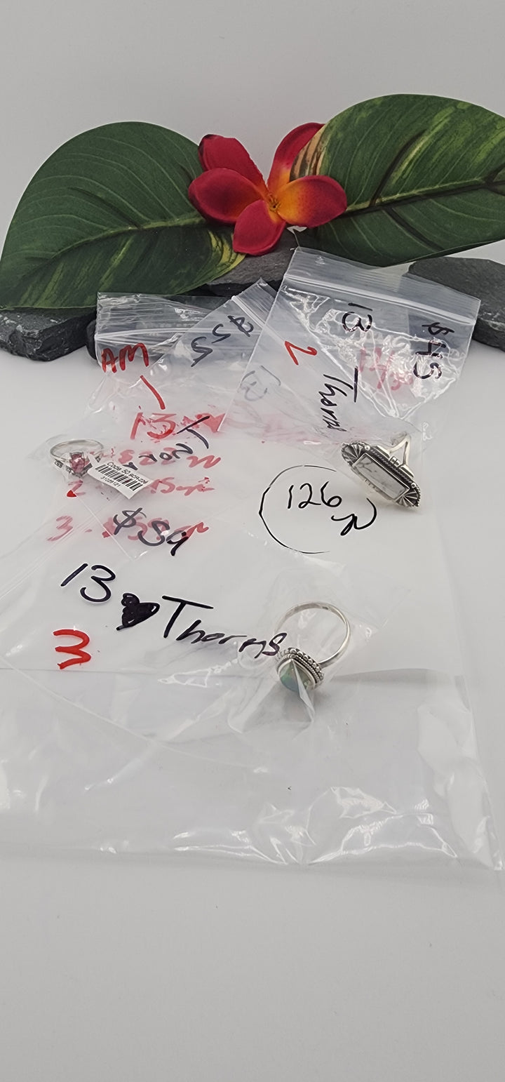 AM SHOW 48HR RESERVED FOR: 13🖤Thorns - 12/30/2025 FL tiktok Live Show - 3 Sterling Silver Items