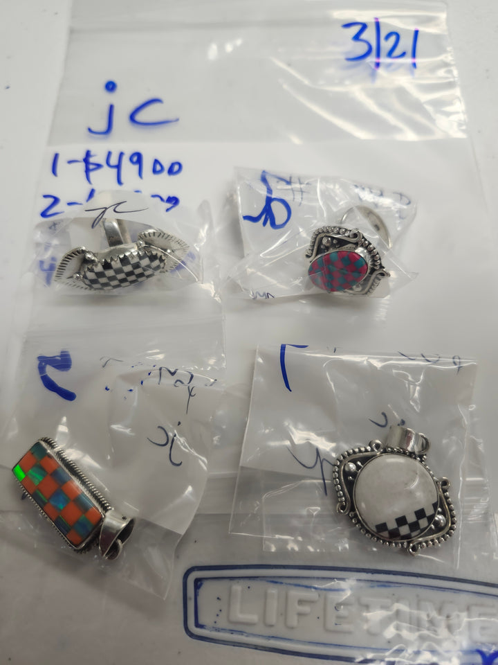 RESERVED FOR: jc 3/21/2025 Live Show - 4 Sterling Silver Items