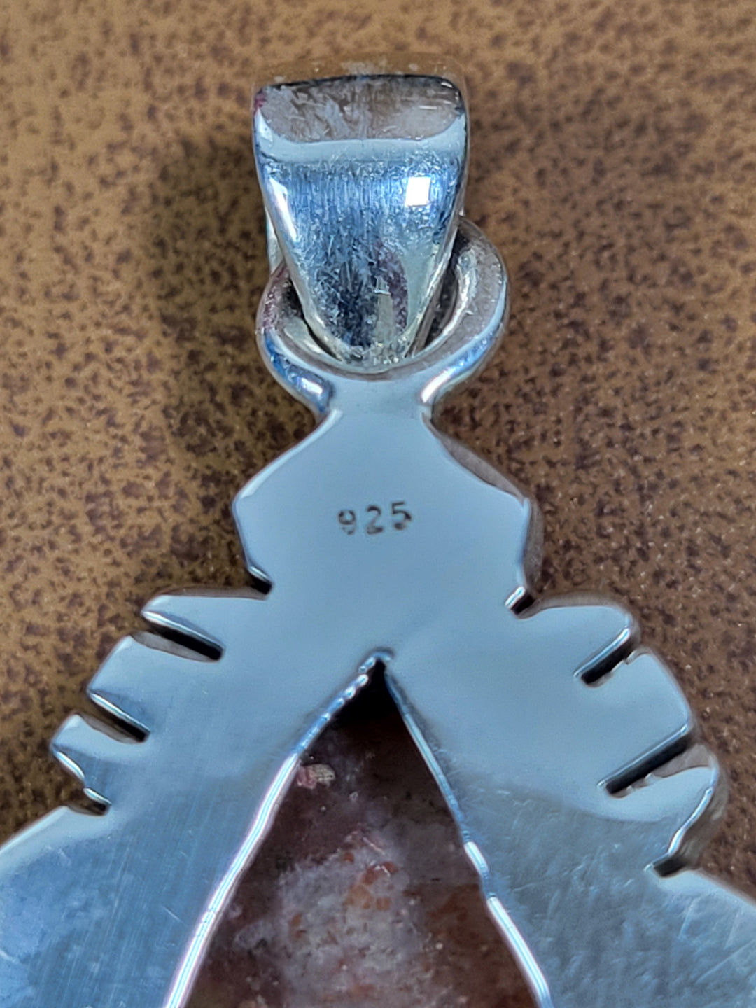 Natural Sunstone Pendant 925 Sterling Silver