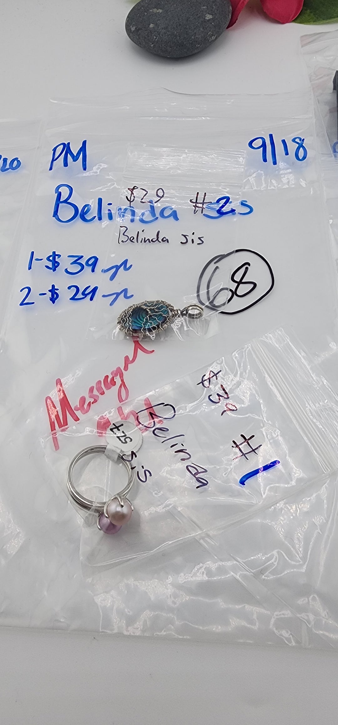PM SHOW 48HR - RESERVED FOR: Belinda sis - 9/18/2025 FL tiktok Live Show - 2 Sterling Silver Items