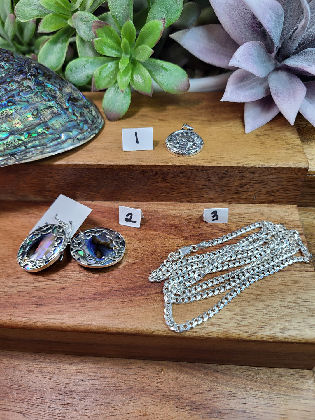 RESERVED FOR: Melody K 8/25/24- 3 Sterling Silver Items