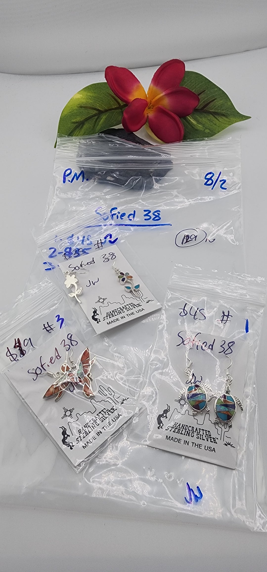 PM SHOW 48HR - RESERVED FOR:   sofied38- 8/2/2025 FL tiktok Live Show -3  Sterling Silver Items