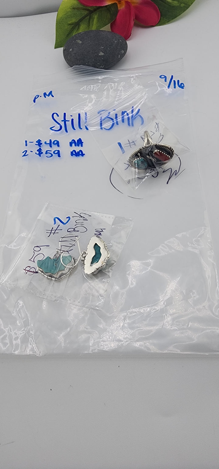 PM SHOW 48HR - RESERVED FOR: Still Bink - 9/16/2025 FL tiktok Live Show - 2 Sterling Silver Items